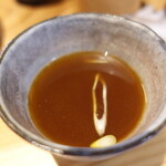 蕎麦前酒場 南口のはんさむ - 蕎麦湯