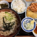 手打ちうどん・そば 子亀 - 冷汁うどんセット