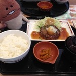 ガスト - 和風ハンバーグの朝定食599円