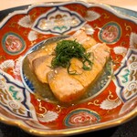 心一 - あぶり時鮭 辛子酢醤油