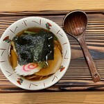 浅草らーめん とおりゃんせ - 2025.08.16 (土)    半しょうゆらーめん　730円（税込）