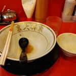 横浜家系ラーメン 裏大輝家 - 夏対策で塩分摂取の為”完まく”