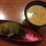 めぇ - 若生昆布おにぎりとけの汁