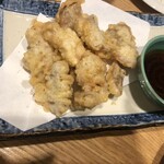 広島お好み焼 鉄板焼 一閃 - 牛ホルモンの柔らか天ぷら