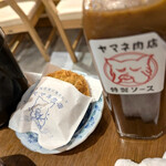 やきとん酒場 ヤマネ肉店 - お勧めメンチでホクホクじゃ