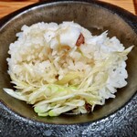 千ふく - すじあら清蒸魚ぶっかけご飯