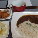 シャララ - ☆私のカレーライスセット+唐揚げ☆ランチパスポート９