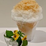 埜庵 - 杏仁白桃1300円*2025.08