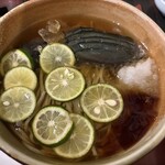 つる亀庵 - すだち蕎麦