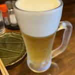 旬菜の味わい がら里 - 2杯目の金色の恋人