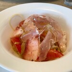 リトルネスト - 桃の生ハムの冷製カッペリーニ