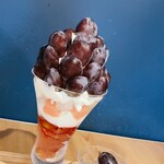グレープショップ ココロ - 富士の輝きパフェ
