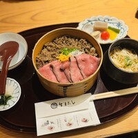 すき焼きと牛まぶし ももしき - 
