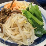 本格焼肉 寿香苑 あまつぼ - ナムル5種盛り