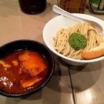 つけ麺 五ノ神製作所 - 2014年10月10日の海老トマトつけ麵