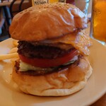 マクレーン オールドファッション ダイナー - ピーナッツバターアンドエッグマンバーガーの逆サイド