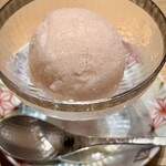 割烹まさご - 甘味　桃のシャーベット