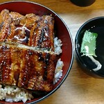 名代 宇奈とと - うな丼ダブル 肝吸い付き 1390円