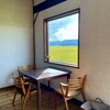 Cafe てくり - 窓の外は絵画のような田園風景が広がっています