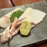 丸伊 - するめいか刺身