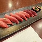 丸伊 - まぐろお好み10貫