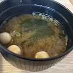 江戸政寿司 - お味噌汁