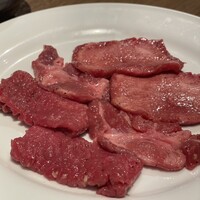 焼肉あきら - タン3種盛合せ(上タン含む)