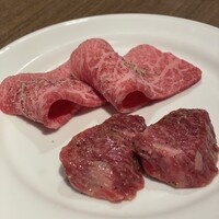 焼肉あきら - サガリ、特上ロース