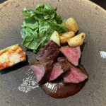 薪の音 - メイン（石川県産牛肉のステーキ）