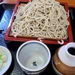 ますみや食堂 - もりそば800円 大盛り150円