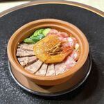 はづ木 - 前菜：下の方はサラダ