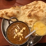 ナマステレストラン - Aセット　キーマカレー&ナン