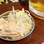 ROIc.cafe - お通しは キャベツとたらこ風ポテトサラダ