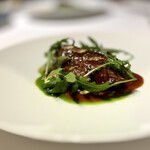 JINBO MINAMI AOYAMA - 牛イチボのカリアータ｡とっても柔らかくて美味しい｡