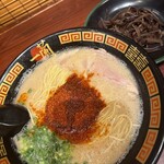 一蘭 町田店 - きくらげ（有料トッピング）も一緒に