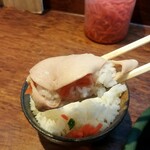 博多とんこつ 天神旗 - 本博多Light チャーシューオンザライス