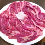 ジンギス館 ひつじや - 肉追加￥1,060✕2人前　2025.7.29