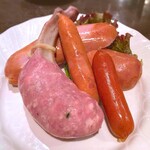 ジンギス館 ひつじや - ソーセージセット￥720　2025.7.29