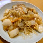 中華料理 パンず亭 - 写真の前に食べてしまった五目焼きそば