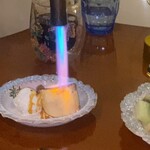 神戸ナイトカフェ - バーナーで炙ってくれる