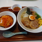 クリメン - 味玉モヤシ油そば＋たまご丼セット