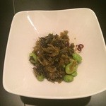 SHOJIN tokyo - 高菜と枝豆。ハイボールに結構あった^ ^