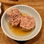 特選髙坂鶏 克つ鳥 - 特選高坂鶏のつくねを自家製柚子ポン酢で