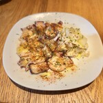 カスターニエ　軽井沢ローストチキン - タコのガリシア風