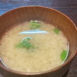 とんかつ comocchi - みそ汁美味し！ご飯も最高