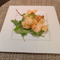 中国料理 「王朝」 ヒルトン東京ベイ - 海老のマヨネーズソース①