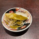 鮨菜 和喜智 - 肝ソースとシャリ。