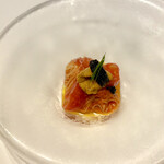 JINBO MINAMI AOYAMA - 雲丹とキャビアの冷製パスタ