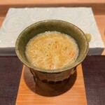 鮨菜 和喜智 - 毛蟹と牡蠣の茶碗蒸し