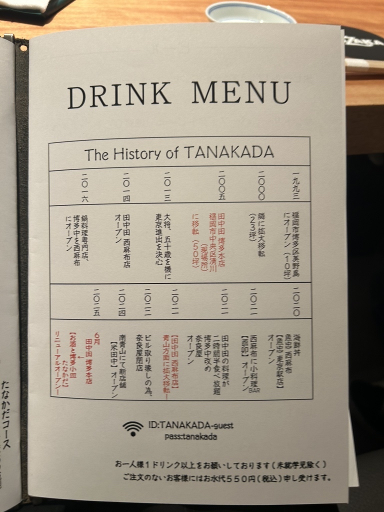 メニュー写真 : お酒と博多小皿 たなかだ （【旧店名】田中田 博多本店